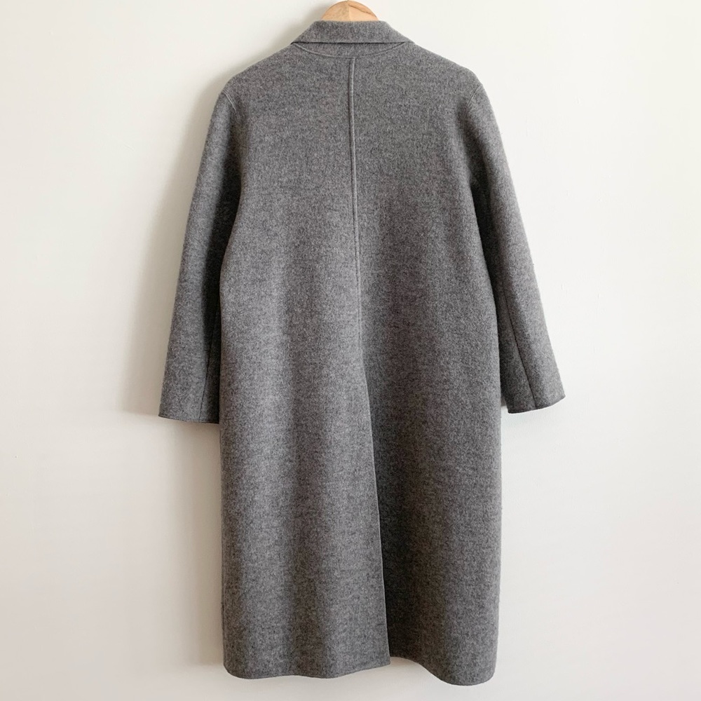 SOLD!Vintage Rickie Freeman for Teri Jon Grey Coat - Picture 13 of 14